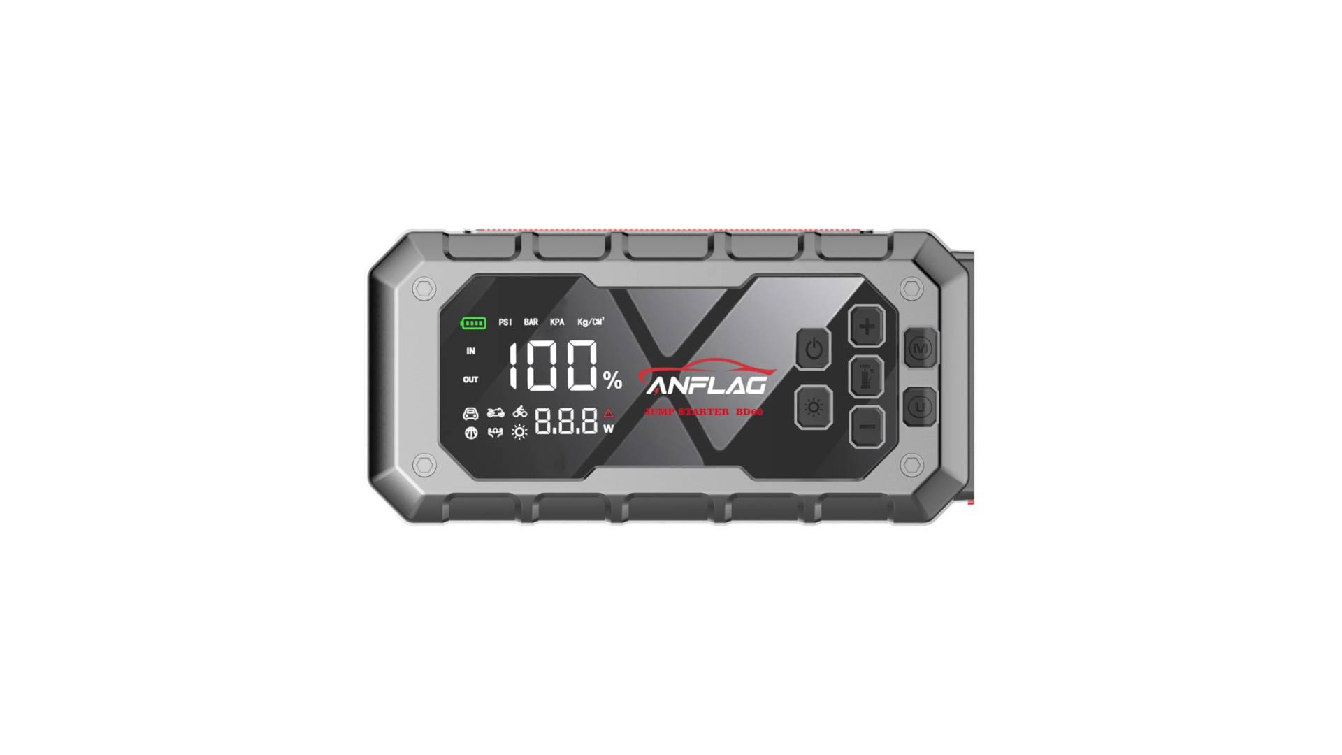 Starthilfe Powerbank mit Kompressor BD60 Starthilfe Powerbank mit Kompressor BD60 von ANFLAG