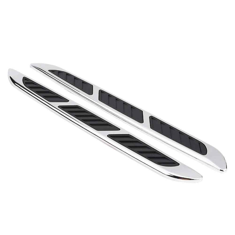 2pcs Car Hood Side Aufkleber Luftstrom-Entlüftungsabdeckung Dekorative Trimm mit Doppelseitigem Klebeband für die Universelle Einrichtung 2pcs Car Hood Side Aufkleber Luftstrom-Entlüftungsabdeckung Dekorative Trimm mit Doppelseitigem Klebeband für die Universelle Einrichtung von ANGGREK