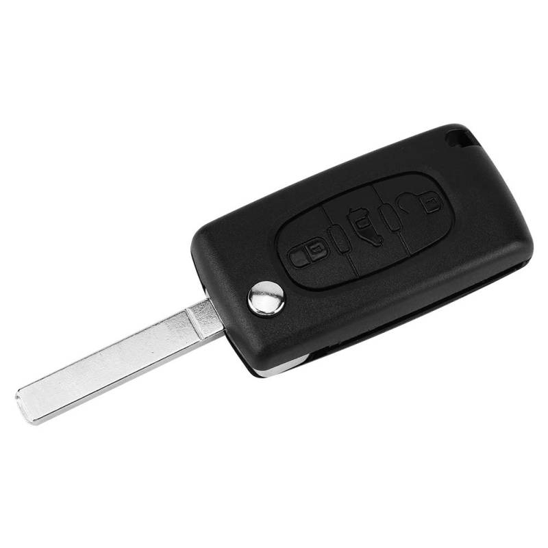 3 Button Key FOB Case Remote Key Shell mit Leerer Klinge für Berlingo Dispatch Partner von ANGGREK