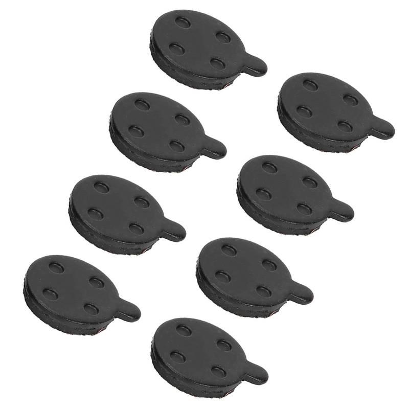 4 Pairs Disc Rotor Semi -Metallbremse, Kupferbasis Halb Metallisch 0,2 -Zoll -Bremsscheiben -Scheiben -Rotor -Pad für 10 Zoll Elektroroller Ersatzpolsterroller Schwarz von ANGGREK