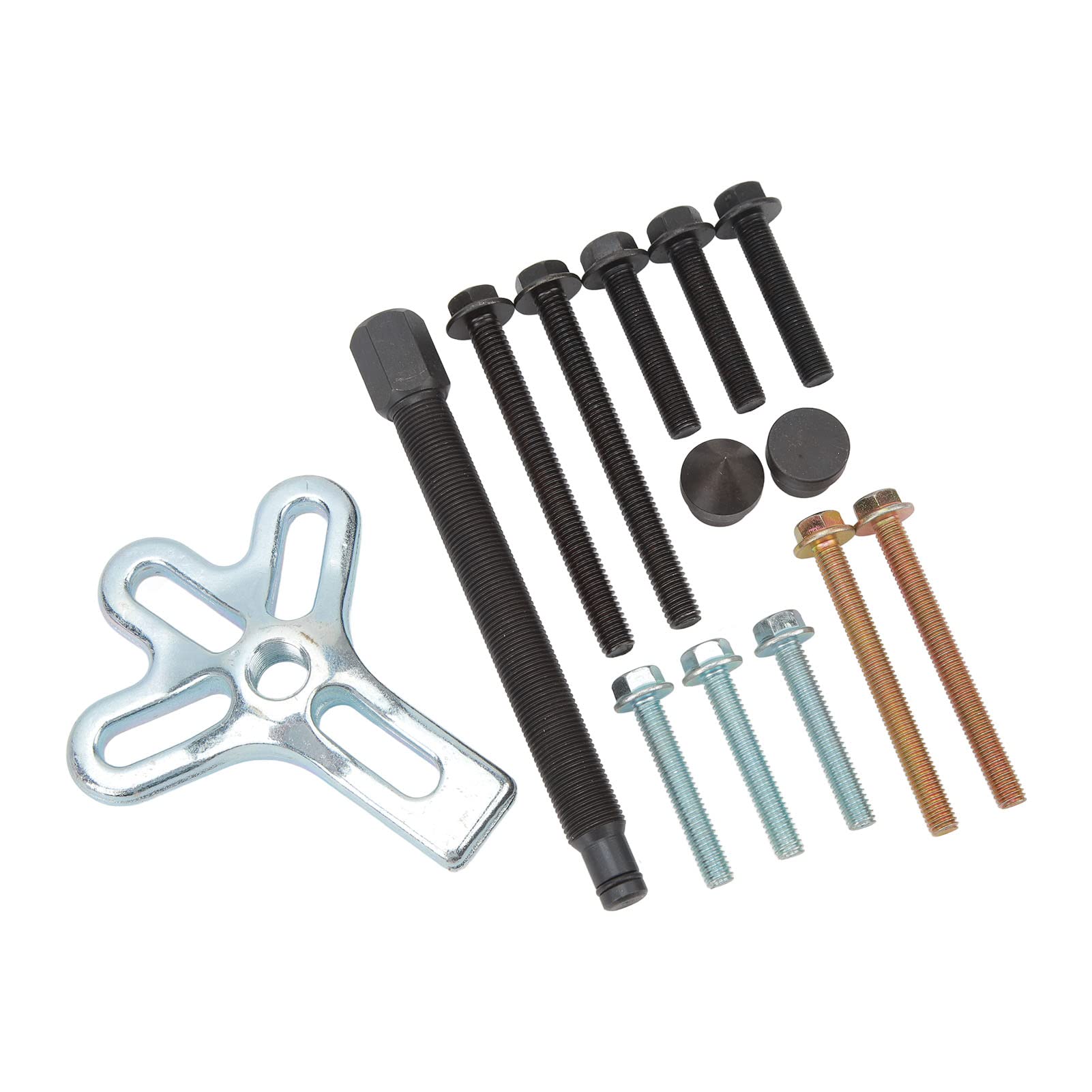 ANGGREK Harmonic Balancer Puller -Kit, Hochfest -Lenkrad Ziehsatz, Praktisches Werkzeug mit Speicherbox, 14 pcs ANGGREK Harmonic Balancer Puller -Kit, Hochfest -Lenkrad Ziehsatz, Praktisches Werkzeug mit Speicherbox, 14 pcs von ANGGREK
