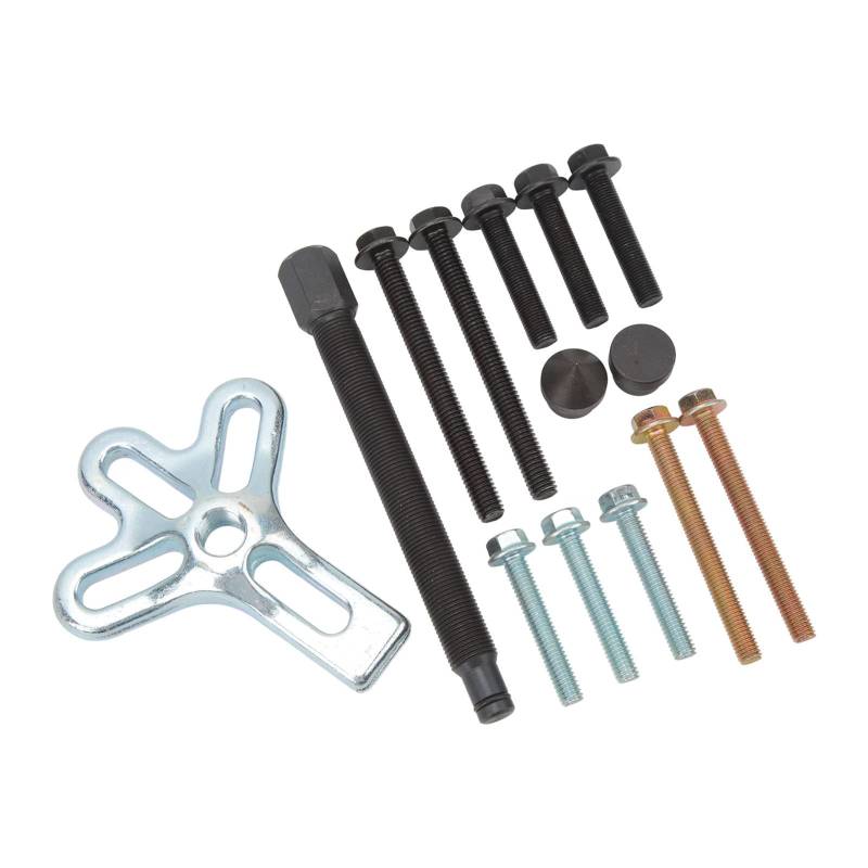 ANGGREK Harmonic Balancer Puller -Kit, Hochfest -Lenkrad Ziehsatz, Praktisches Werkzeug mit Speicherbox, 14 pcs von ANGGREK