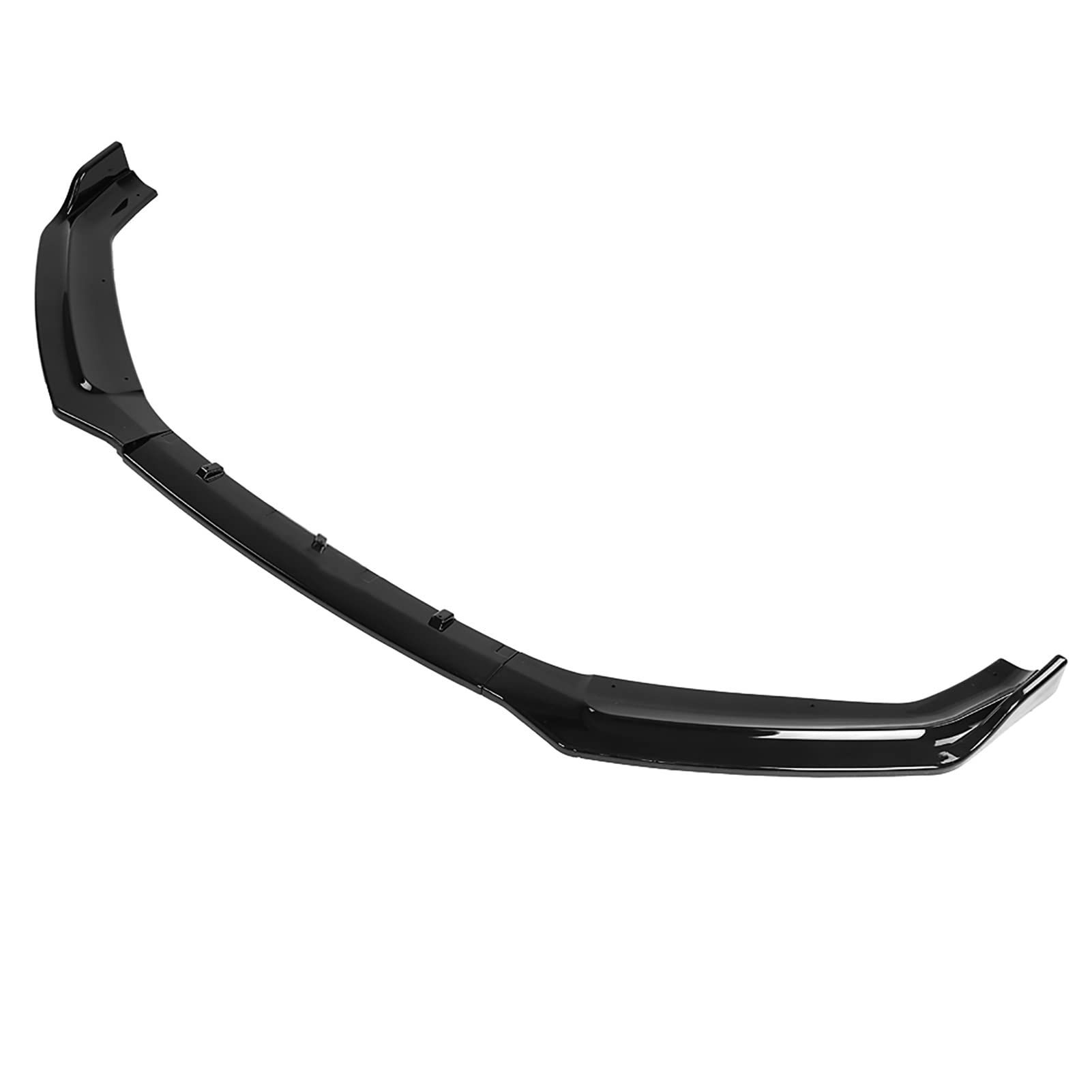 Auto-Front-Stoßfänger-Lippensplitter für B9 17-18, ABS-Kunststoff, Rennstil, Einfache Installation, Verbesserung des Schutzes mit Premium-Material (Helles Schwarz) von ANGGREK