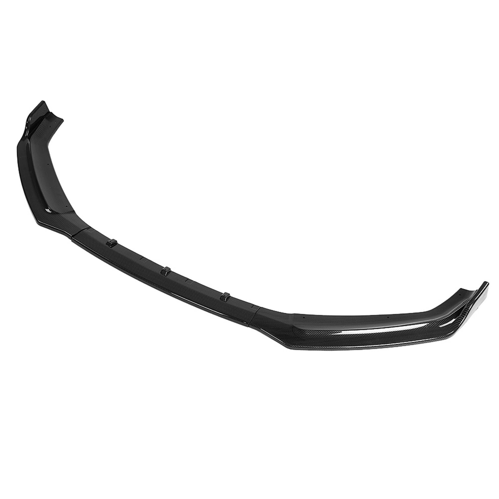 Auto-Front-Stoßfänger-Lippensplitter für B9 17-18, ABS-Kunststoff, Rennstil, Einfache Installation, Verbesserung des Schutzes mit Premium-Material (Kohlefaser-Stil) von ANGGREK