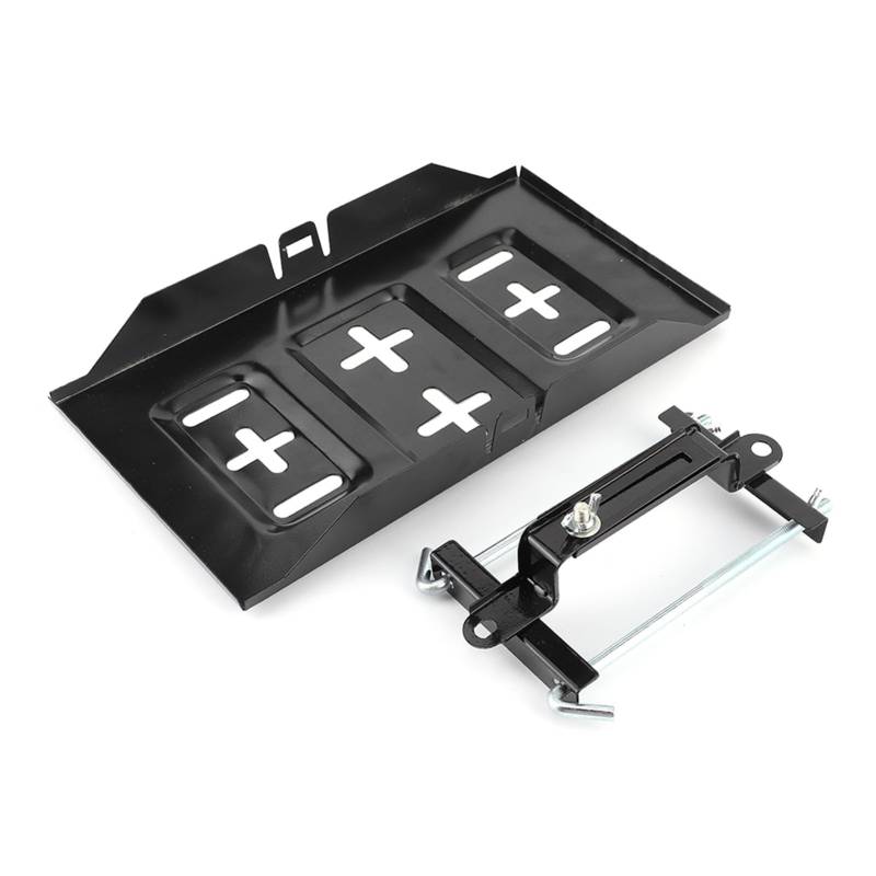 Batterie -Hold -Down Tablett, Speicherbatteriehalter Halterung mit Stabiler Leistung, Sicher zu Bedienung, Strukturelle Stabilität, Einfach zu Installieren, Breite Anwendung für Auto, Boot, Marine von ANGGREK