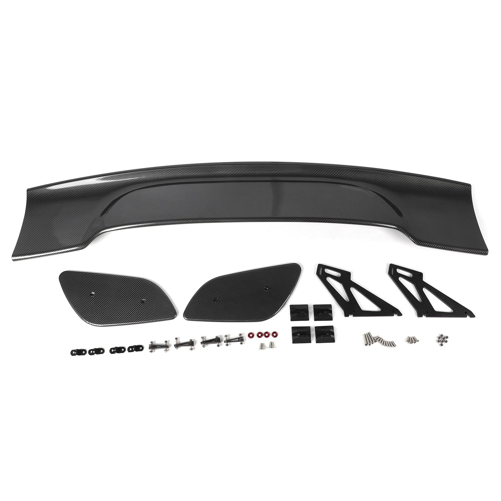 Mode -GT -Stil Kohlefaser Heckspoiler Kit, Universelle Passform für Limousinenauto, Stabilität und Kraftstoffeffizienz zu Verbessern Mode -GT -Stil Kohlefaser Heckspoiler Kit, Universelle Passform für Limousinenauto, Stabilität und Kraftstoffeffizienz zu Verbessern von ANGGREK