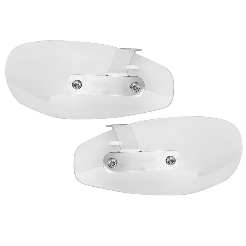 Motorrad -Handwächter Handschild für -Kurvenendesign Wind Defflektor Beschützer mit Acryllegierstahlmaterial für Universelle Passform (Transparent) von ANGGREK