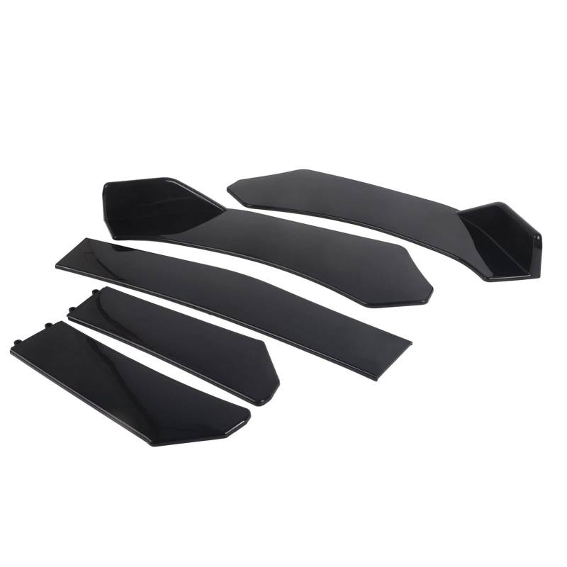 Vordere Stoßfänger-Spoiler Universal Lippensplitter 0001, Eleganter Stil Einfache Installation, Schutz für Auto, Kearresistent, Robust und Langlebig mit Fade-Widerstand von ANGGREK