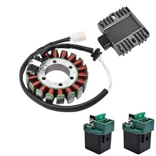 Motorrad Stator Spule + Regler Gleichrichter + Starter Magnet Relais Kit for KLE650 KLE 650 Ver/sys 2007 2008 2009 2010 Motorrad Stator Spule + Regler Gleichrichter + Starter Magnet Relais Kit for KLE650 KLE 650 Ver/sys 2007 2008 2009 2010 von ANGIRSFPO