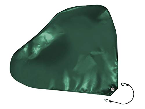 Deichselhaube aus LKW PVC Plane, 680g/m², Universal Deichselschutz (Grün RAL6005) von ANKO PLANEN