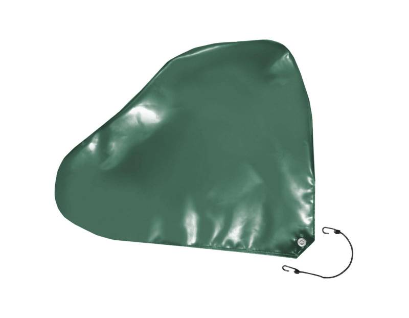 Deichselhaube aus LKW PVC Plane, 680g/m², Universal Deichselschutz (Grün RAL6005, 88cm x 70cm (für ungebremste Deichseln)) von ANKO PLANEN