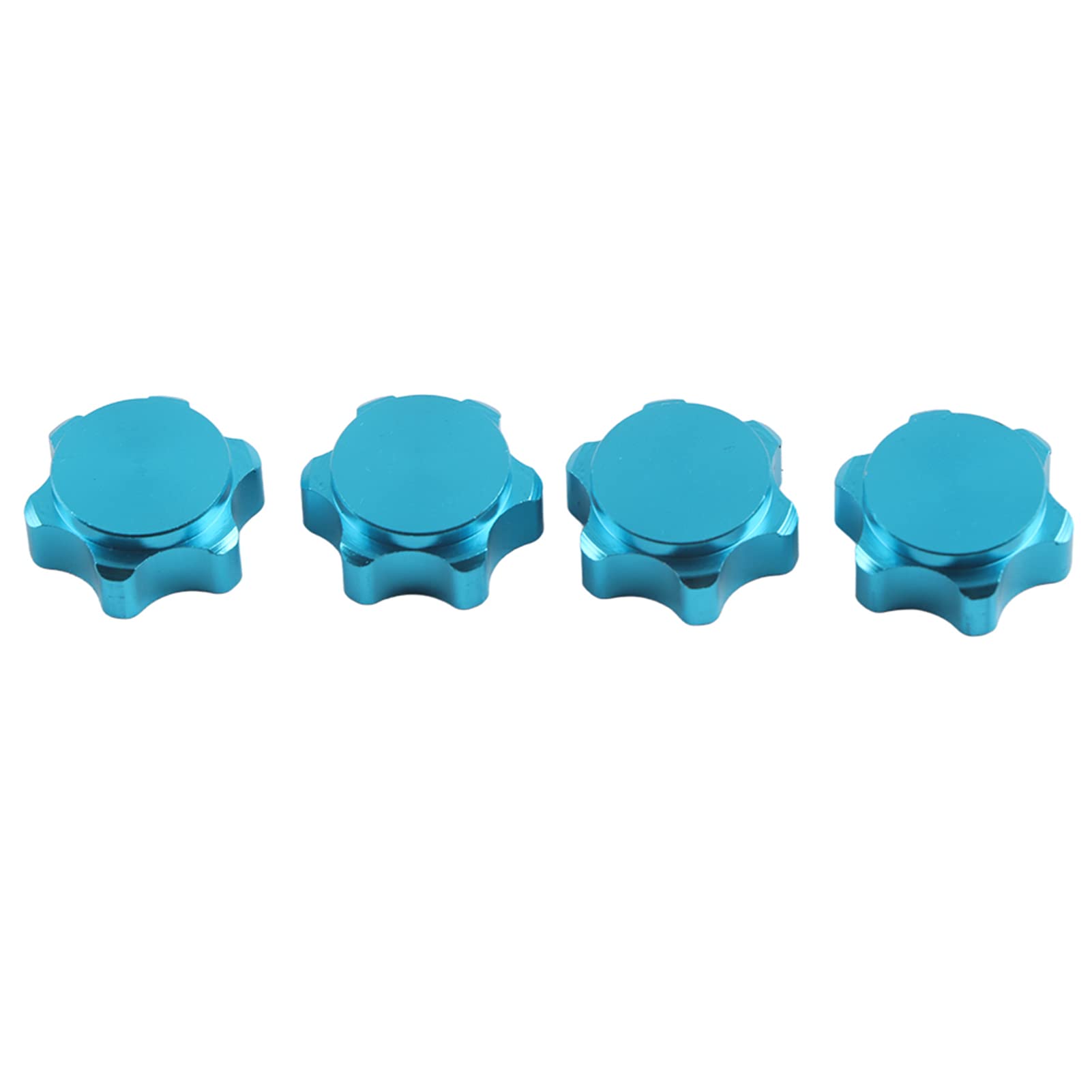 4pcs 17mm Aluminiumlegierung Wheel Wheel Hub Nuss Anti -Staubabdeckung für Hsp94762 94886 1/8 RC -Auto (Blau) von ANKROYU