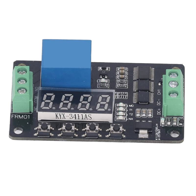 ANFRM01 Zeitverzögerungsrelais, Kupferverkleidungsplatten -Zeitrelaismodul, programmierbarer Timer -Steuerungsschalter mit Speicherfunktion, Timer -Relay -Controller für Startseite von ANKROYU
