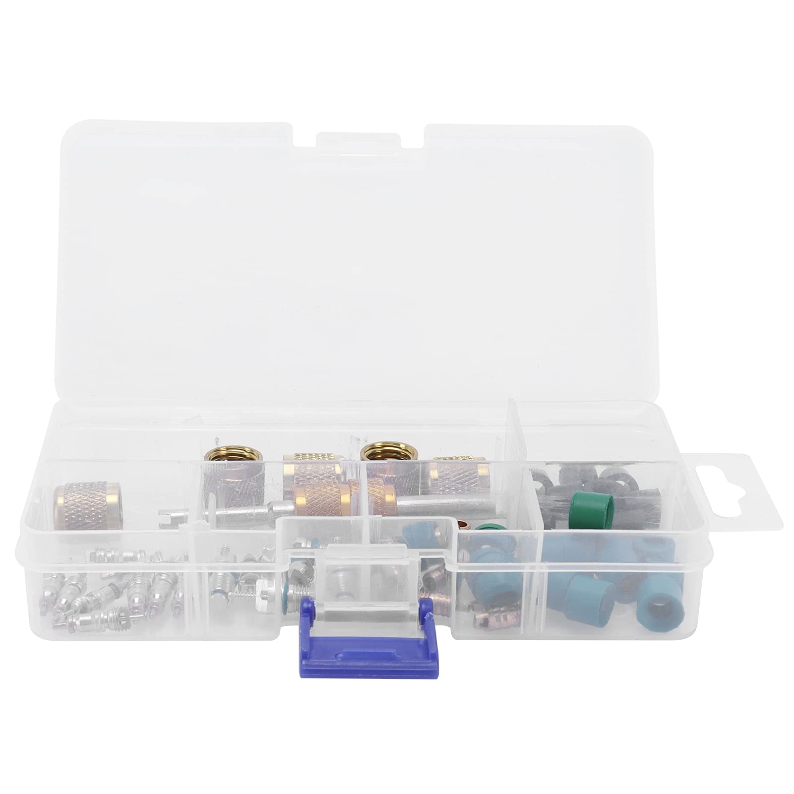 ANKROYU Klimaanlagenventil -Kernentferner -Werkzeugdichtung Set Universal A/C Reparaturkit für Auto- und Hausklimaanlagen Silikon Messing Edelstahl 56pcs ANKROYU Klimaanlagenventil -Kernentferner -Werkzeugdichtung Set Universal A/C Reparaturkit für Auto- und Hausklimaanlagen Silikon Messing Edelstahl 56pcs von ANKROYU