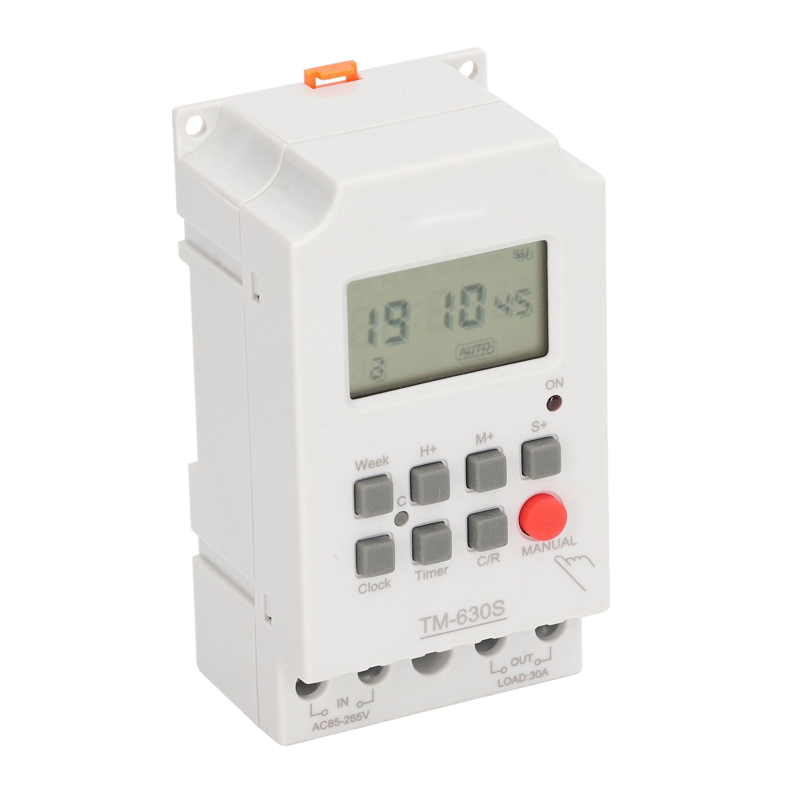 ANKROYU TM 630S K 7 Tage Programmierbarer Timer -Switch, ABS -Einstellung digitaler Timerschalter, Speicherbackup -Timer -Steuerschalter für die Home -Automatisierung von ANKROYU