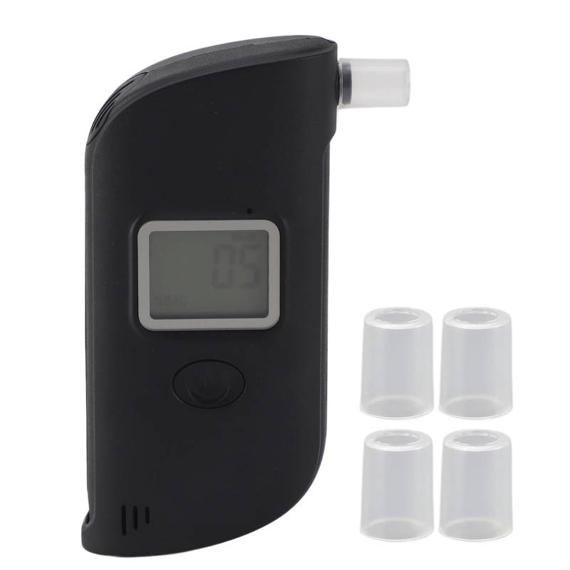 ANKROYU Tragbarer Alkoholtester Professionell hohe Genauigkeit Sensitive LCD Digitale Anzeige Mini Home Alkoholdetektor für Heimparty und Antrieb Vorbereitung ABS -Material 68 g Gewicht von ANKROYU