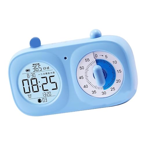 ANKROYU Visueller Timer des Doppelbildschirms, digitaler Countdown -Timer, Multi -Funktion -Timing -Countdown -Uhr, kompakter elektronischer Timer für die Küche der Heimstudie ANKROYU Visueller Timer des Doppelbildschirms, digitaler Countdown -Timer, Multi -Funktion -Timing -Countdown -Uhr, kompakter elektronischer Timer für die Küche der Heimstudie von ANKROYU