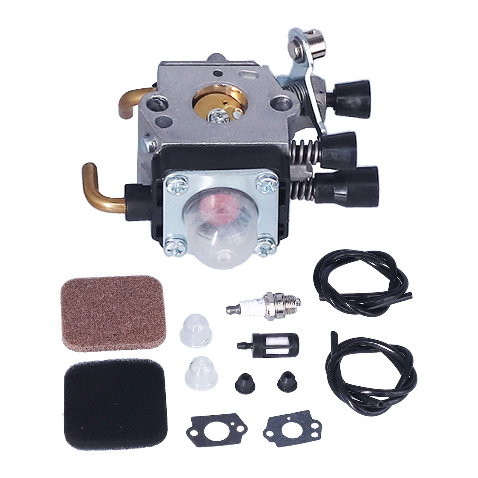 Carburetor -Kraftstofffilter - -Glühbirnen -Dichtung Set hoher Effizienz Langlebiger Rasenmäher -Vergaser für FS80 FS75 HS75 KM85 FS85 HS80 HS85 FS85T FS85RX KM85 IRON COTTON Carburetor -Kraftstofffilter - -Glühbirnen -Dichtung Set hoher Effizienz Langlebiger Rasenmäher -Vergaser für FS80 FS75 HS75 KM85 FS85 HS80 HS85 FS85T FS85RX KM85 IRON COTTON von ANKROYU