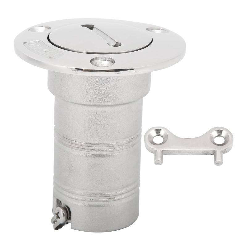 Edelstahl Deck Trichter Wasseröl Einlassfüllendfüllanschlussboot Gas Kraftstoff Tank Abdeckung Premium poliertes Spiegel Finish Rost -Proof -Verschleiß für Boote Yachts Caravans (38 mm) von ANKROYU
