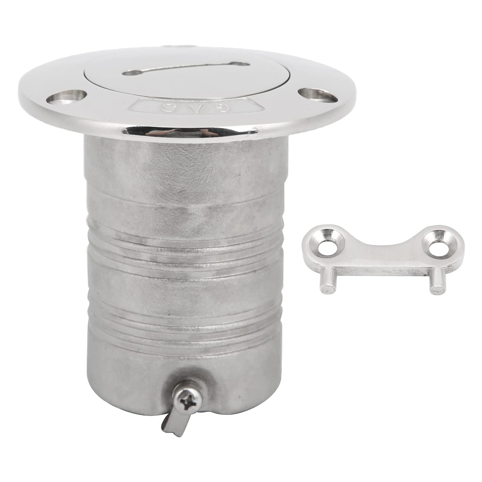 Edelstahl Deck Trichter Wasseröl Einlassfüllendfüllanschlussboot Gas Kraftstoff Tank Abdeckung Premium poliertes Spiegel Finish Rost -Proof -Verschleiß für Boote Yachts Caravans (50 mm) von ANKROYU