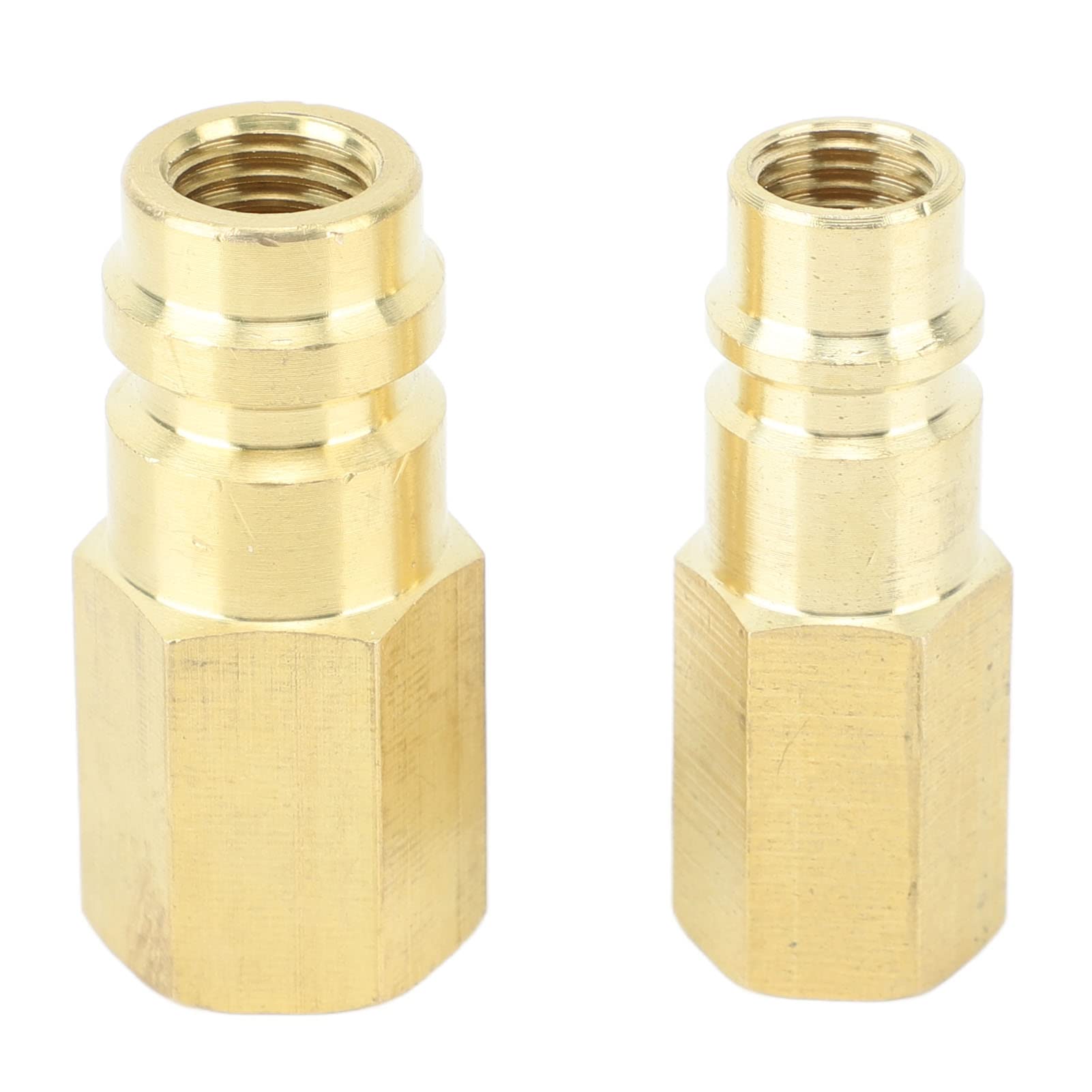 R134A Klimaanlage Stecker Messing Kältemittel -Systemadapter für schnelle Installation und Sicherung von Verbindungen hochwertiges Messingmaterial 2 Teile R134A Klimaanlage Stecker Messing Kältemittel -Systemadapter für schnelle Installation und Sicherung von Verbindungen hochwertiges Messingmaterial 2 Teile von ANKROYU