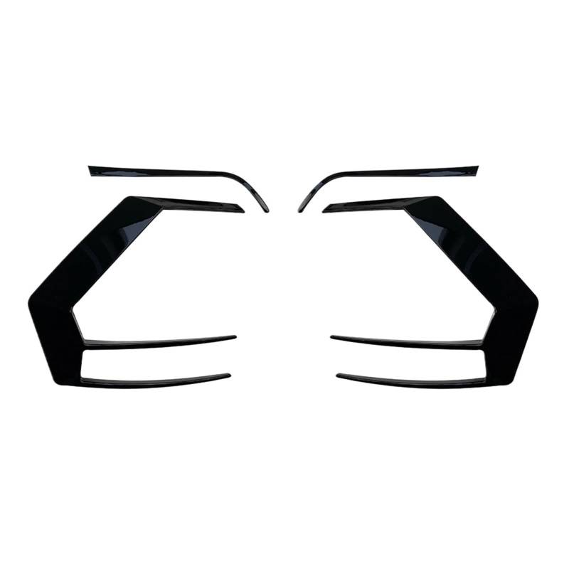 Lanliuhui Store 1 Paar Heckstoßstangensplitter Canard Kompatibel mit Golf 7 7.5 MK7 MK7.5 GTI R GTD R400 2012-2020 Heckleuchtenspoiler Bremsleuchtenverkleidung(A For 7 MK7) von ANLIONE