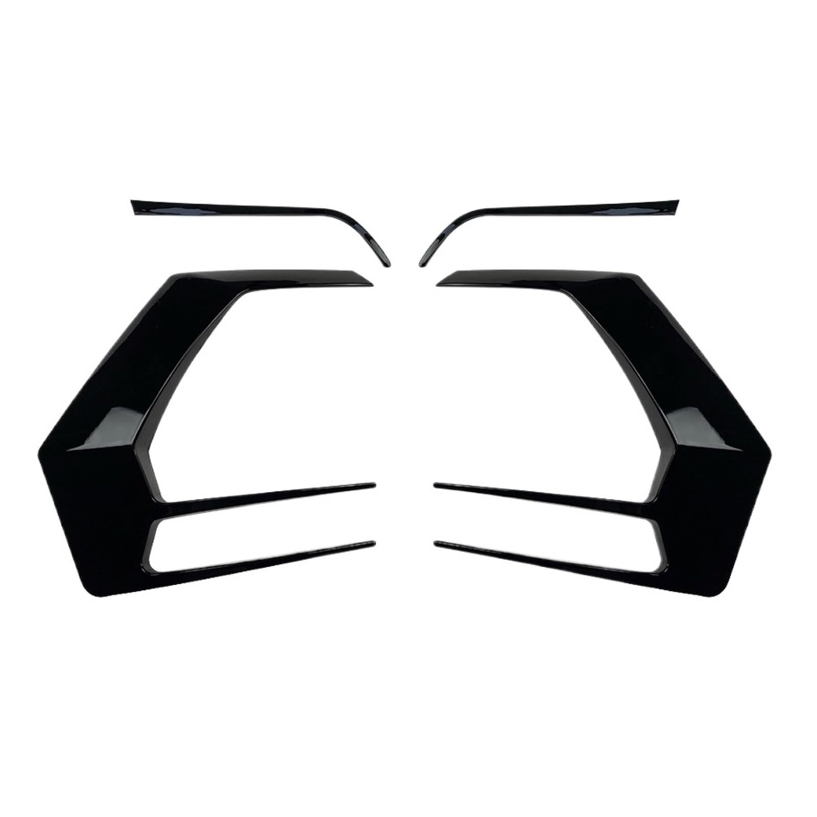 Lanliuhui Store 1 Paar Heckstoßstangensplitter Canard Kompatibel mit Golf 7 7.5 MK7 MK7.5 GTI R GTD R400 2012-2020 Heckleuchtenspoiler Bremsleuchtenverkleidung(A For 7.5 MK7.5) von ANLIONE