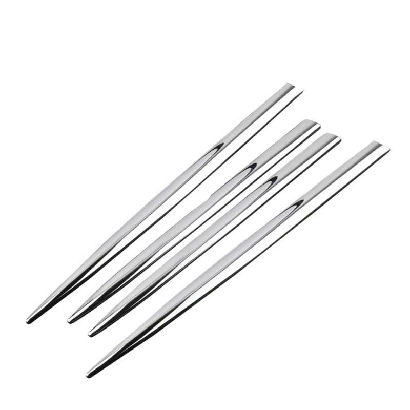 Lanliuhui Store 4 Teile/satz 3D Autotürschutz ABS Silber Galvanik Körperdekoration Schutz Aufkleber Streifen Anti-Kratz Autozubehör(96x3.5cm 60x3.5cm) von ANLIONE