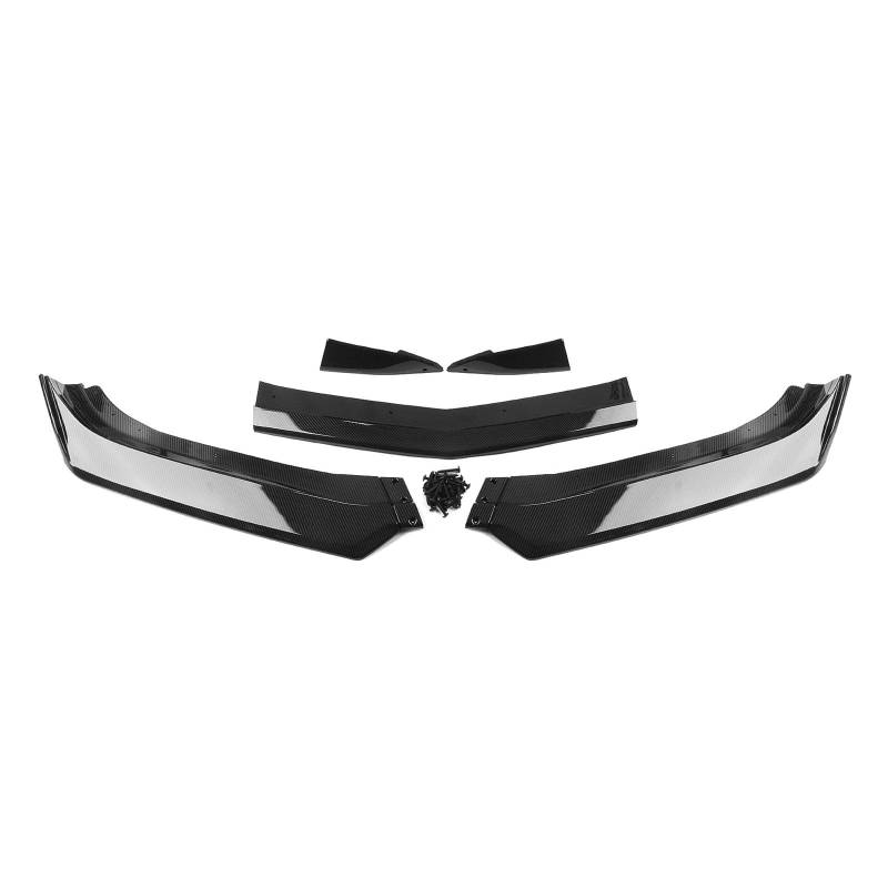 Lanliuhui Store Kompatibel mit Camaro SS LS LT RS 2016–2024, Frontspoilerlippe, Carbonfaser-Optik/schwarz glänzend, unterer Splitterschutz(Carbon Fiber Look) von ANLIONE