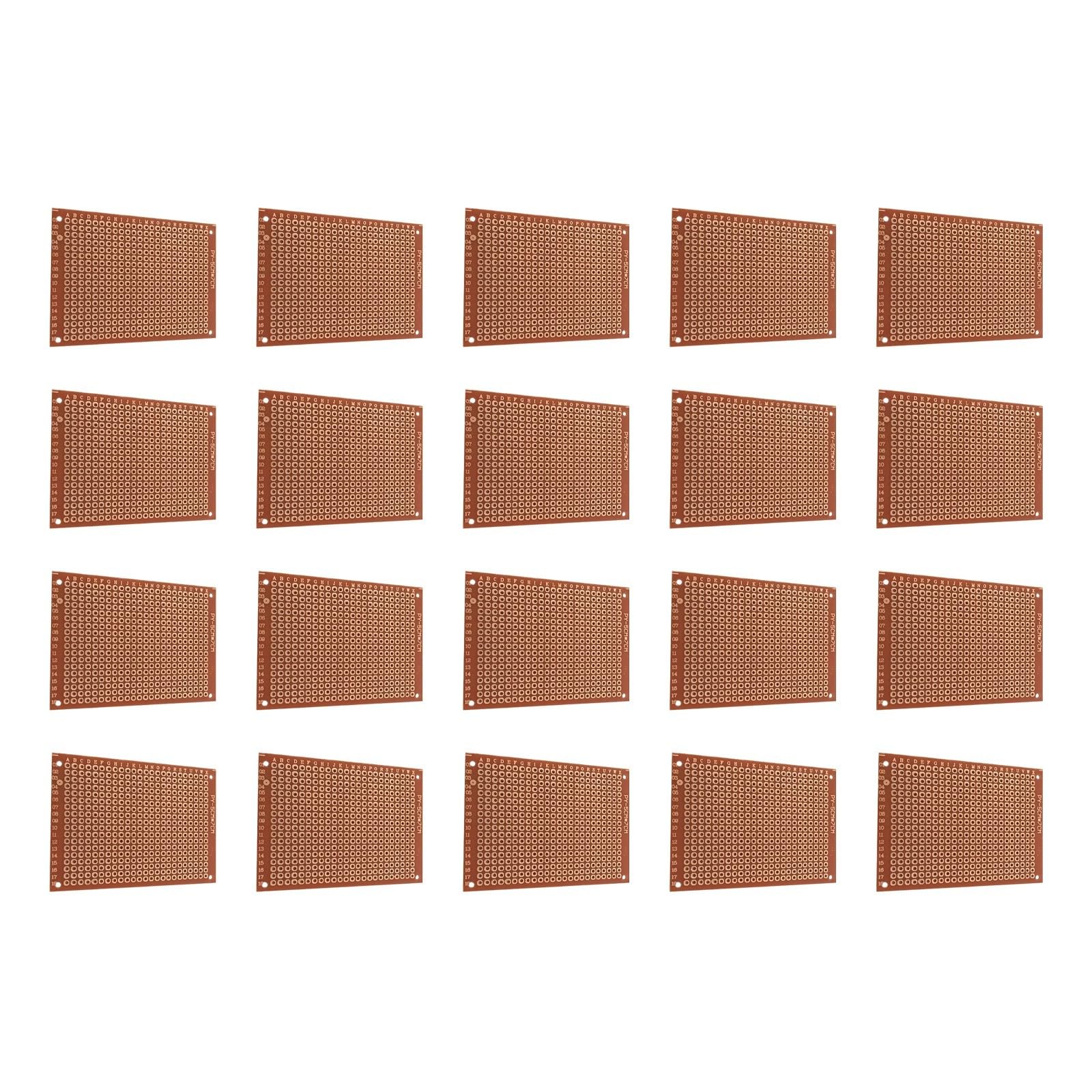 20pcs Bakelit PCB Platine 5x7cm Wärmefeste Basis 2 54 Mm Lochabstand 1 0 Mm Löcher Für Elektronische Projekte 20pcs Bakelit PCB Platine 5x7cm Wärmefeste Basis 2 54 Mm Lochabstand 1 0 Mm Löcher Für Elektronische Projekte von ANMITI