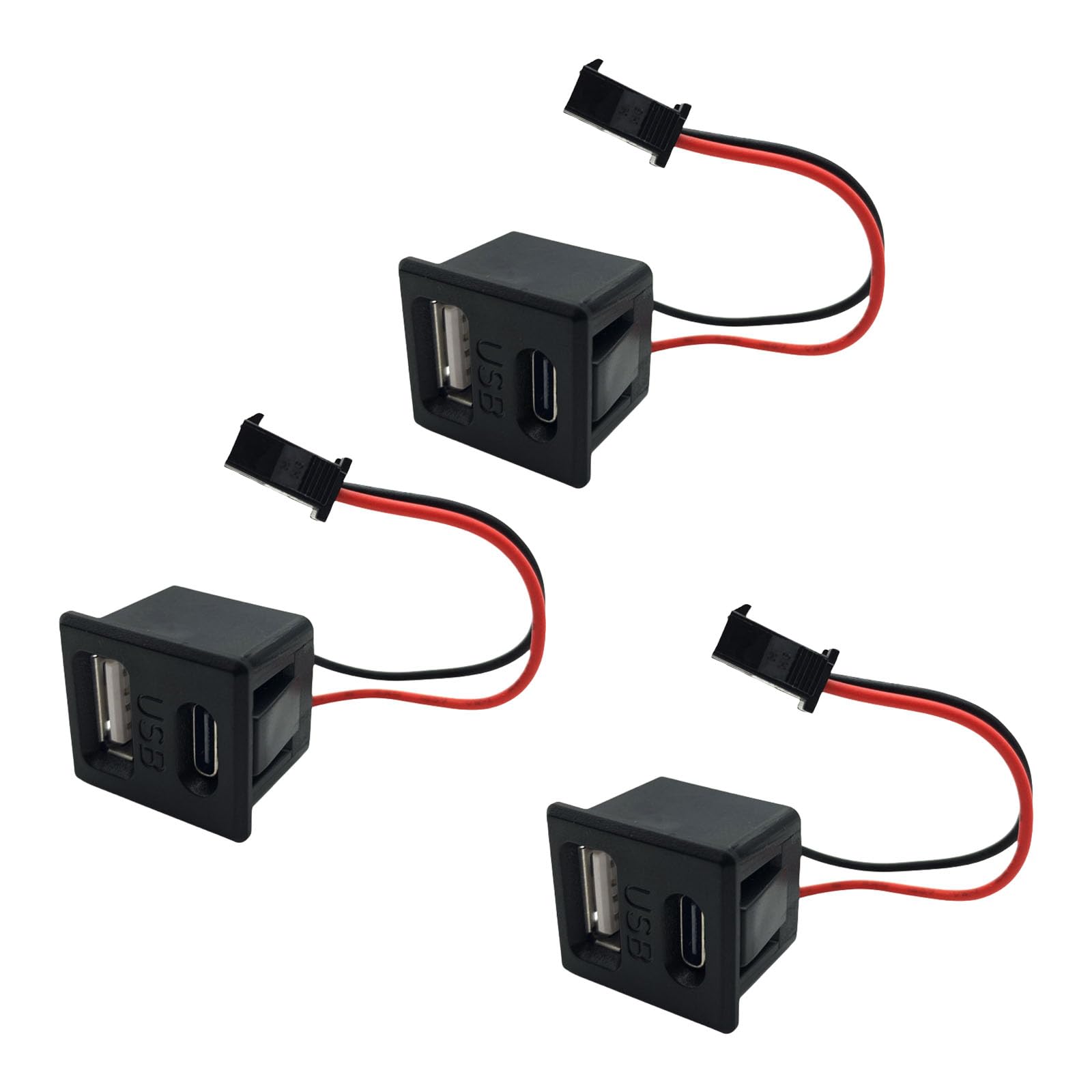 Set Von 3 Lampenklemme Auf Ladestecke Mit USB Und Typ C Port Sockel Für Schreibtisch Und Konferenzraum Set Von 3 Lampenklemme Auf Ladestecke Mit USB Und Typ C Port Sockel Für Schreibtisch Und Konferenzraum von ANMITI