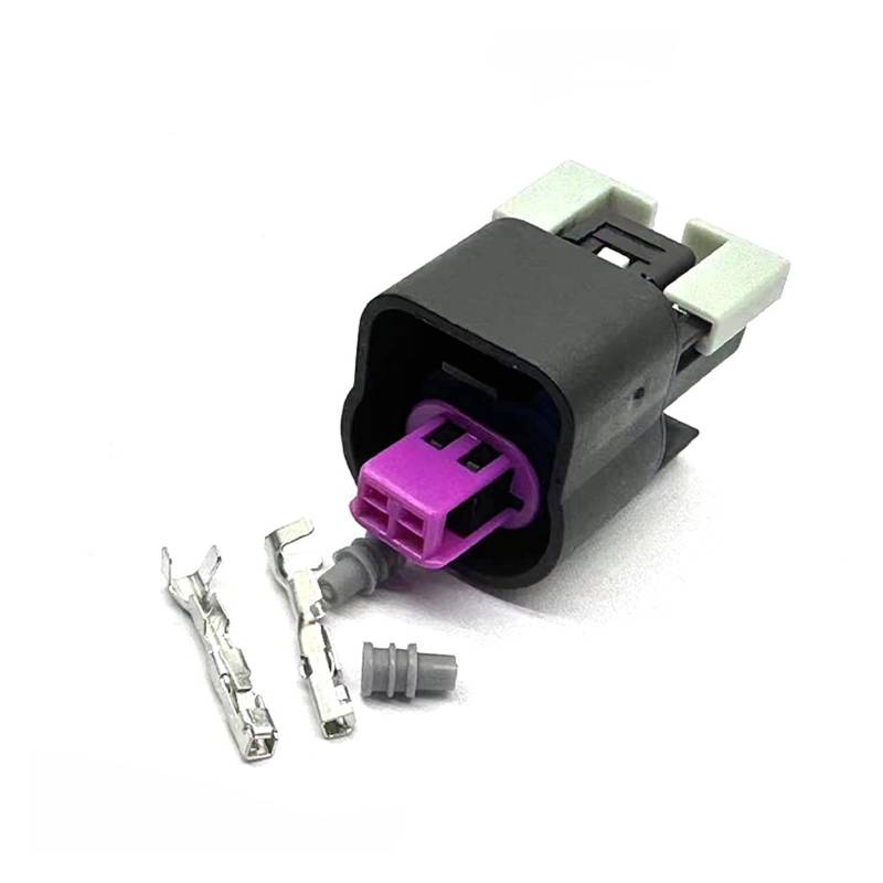 ANNBCDL 1/2 Pin Starter Teile Auto Ventil Stecker 15355319 15335987 Automobil Nockenwelle Intake Draht Buchse(Grey plug,1 Set) von ANNBCDL