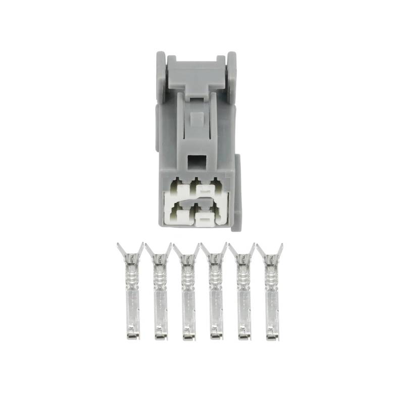 ANNBCDL 10 Sätze 6-poliger Auto-Buchsenstecker, elektrische Kfz-Steckverbinder mit Klemme 7283-5532-40 HD0681-1.8-21 6P von ANNBCDL