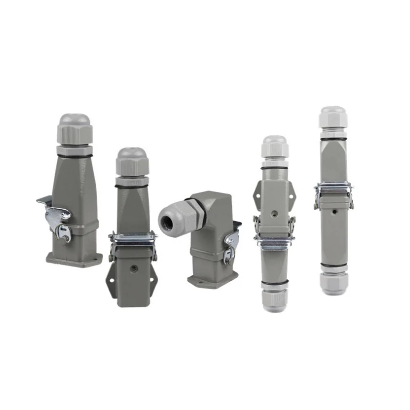 Schwerlaststecker HDC HA 4 5 6 8-poliger Schwerlaststecker 10 A Rechteckige Luftfahrt-Steckdose Wasserdichter Stecker/schwere Lasten ANNBCDL(5 core-02) von ANNBCDL
