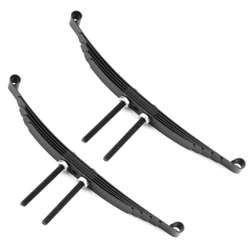 ANNJUC 2 Satz Stahlblattfedern für 1/14 RC Traktor AnhäNger Modellauto Upgrade Teile Ersatzteile ZubehöR, D von ANNJUC