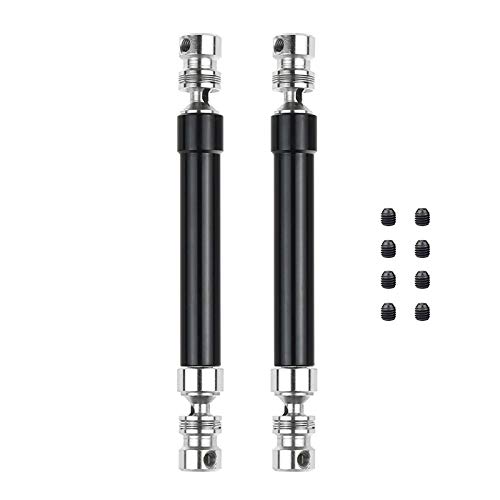 ANNJUC 2PCS Metall CVD Antriebswelle 110-160Mm für 1/10 RC Rock Crawler Axial SCX10 90046 Trx4, Schwarz von ANNJUC