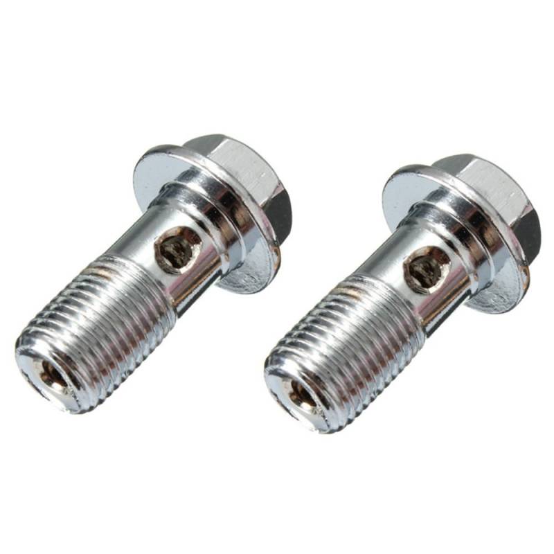 ANNJUC 2X Motorrad-Hohlschraube Edelstahl M10 X 1,0 Mm Hauptbremszylinder von ANNJUC