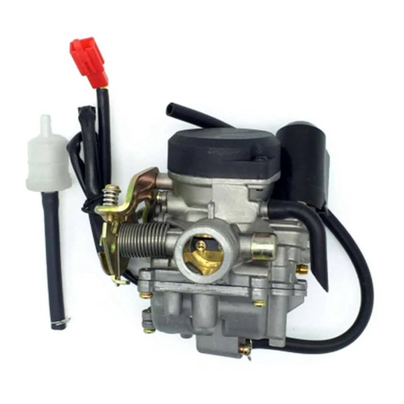 ANNJUC 49Cc Roller Vergaser GY6 Viertakt mit Jet Upgrades Vergaser für GY6 49Cc 50Cc 4-Takt Motorrad von ANNJUC