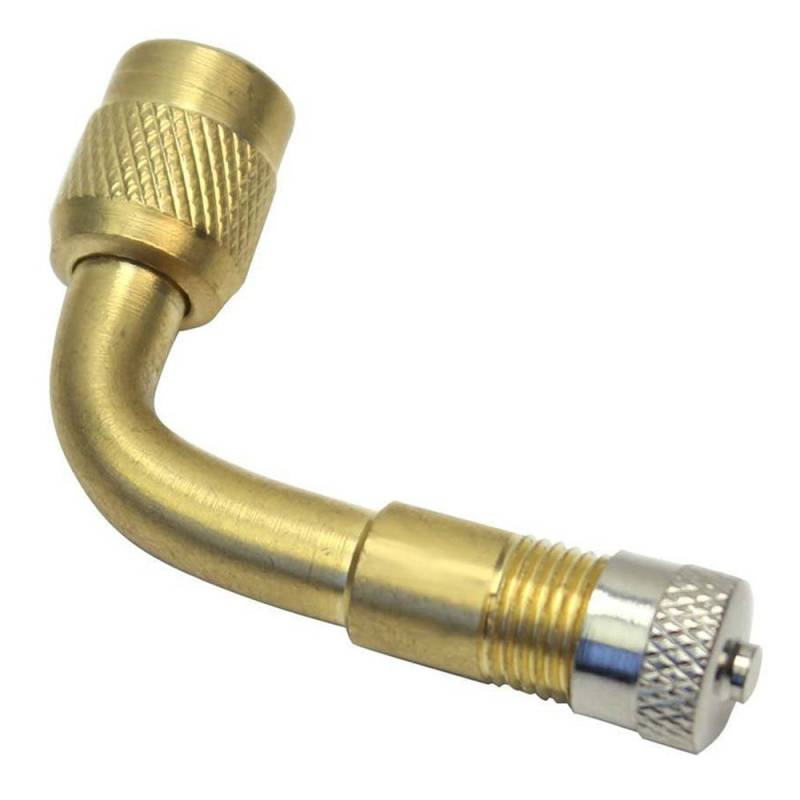 ANNJUC Motorrad Auto Reifen Ventil Verlaengerung Adapter - 90 Grad Kurve von ANNJUC