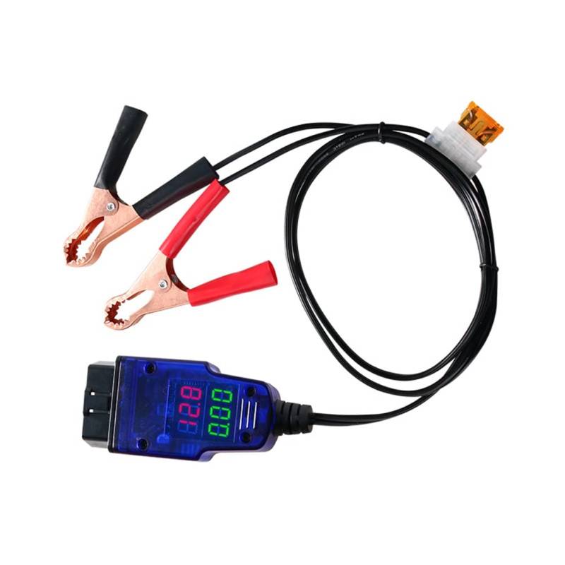 ANNJUC Notstromversorgung Batterieclip ECU Memory Saver für OBD2 12V Power-Off Memory Saver ABS Ersatzhelfer von ANNJUC
