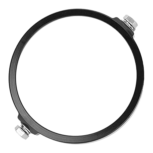 ANNJUC Universal Schwarz 5,75 Aluminium Runde Scheinwerfer GehäUse Scheinwerfer Trim Ring Halterung MotorräDer von ANNJUC