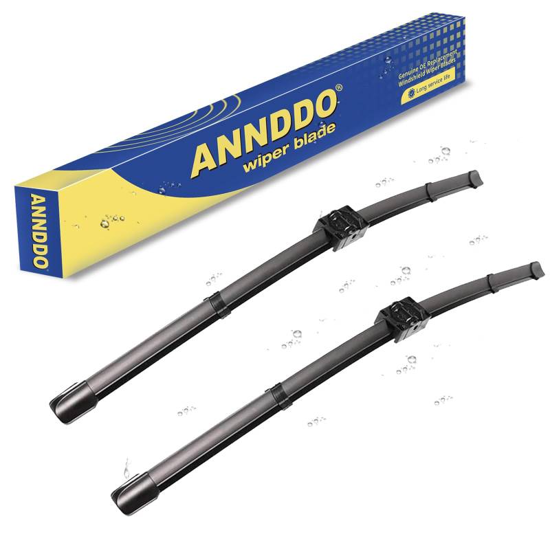 ANRDDO Wipers Factory Ersatz für BMW 3er-Serie 2-Türer E92 E93 328i 328i 328i xDrive 328xi 335i 335i xDrive 335xi M3 Original Equipment Scheibenwischerblätter-Set -61 cm + 44,5 cm Seitenschloss (2 von ANRDDO