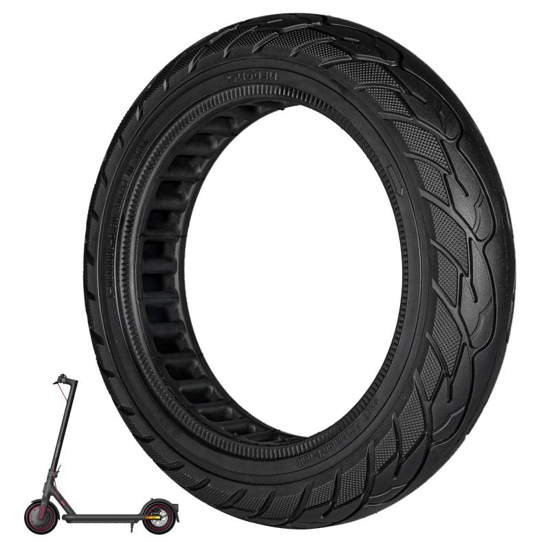ANSENI Massives Rad 60/70-7.0 kompatibel mit Xiaomi 4 Pro/Pro Max 10 Zoll Rad (10x2.5) Ersatzreifen Pannensicheres Rad (1 Stück) von ANSENI