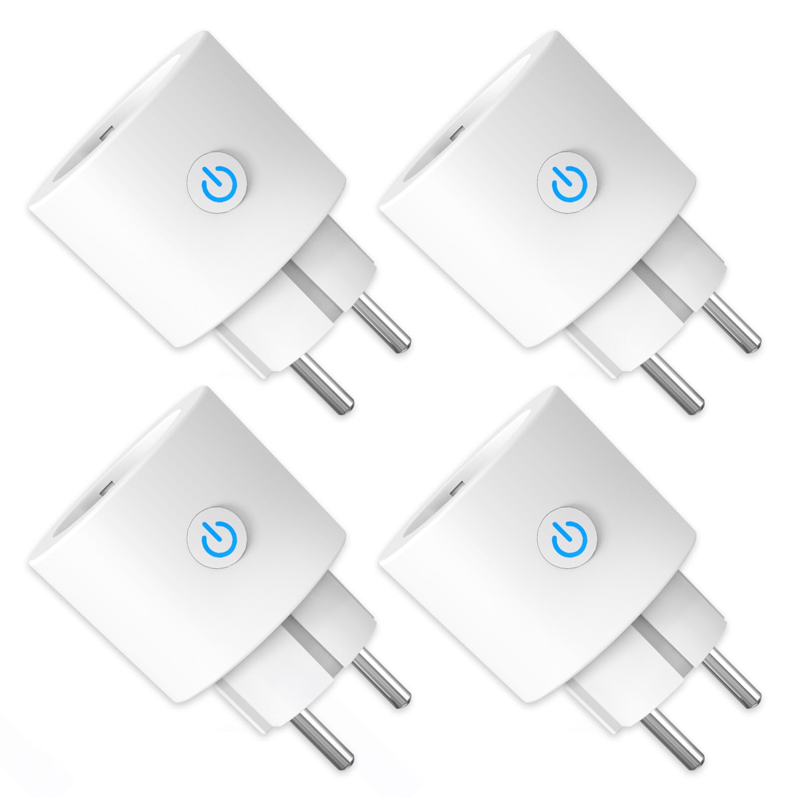 Alexa Steckdose WLAN mit Strommessung 16A ANTELA Smart Steckdose kompatibel mit Google Home, Stromverbrauch Messen, Smart Life APP, 2,4GHz, 4 PCs Alexa Steckdose WLAN mit Strommessung 16A ANTELA Smart Steckdose kompatibel mit Google Home, Stromverbrauch Messen, Smart Life APP, 2,4GHz, 4 PCs von ANTELA