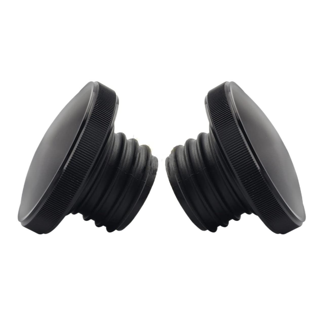 ANTHEP Motorrad Tankdeckel Für Harley Sportster 883 1200 Road King Dyna 96-18 Softail 1 Paar Links Rechts Belüfteter Öldeckel Aluminium-Kunststoff-Kraftstofftankdeckel (Color : 1Pair) von ANTHEP