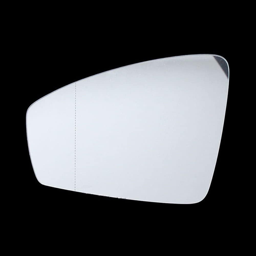 Beheiztes Spiegelglas Ersatz für Tiguan 2017 2018 Spiegelglas Außenspiegelglas links Fahrerseite Beifahrerseite beheizt asphärisch weiß,left von ANTWAX