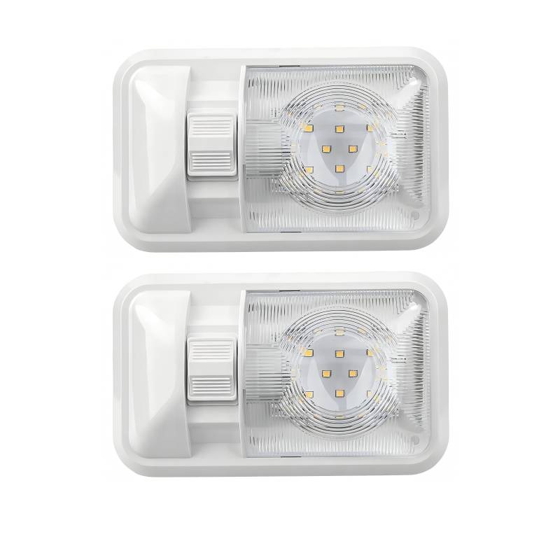 12 Volt LED Innenraumbeleuchtung für Wohnmobile, Vans, Anhänger und Boote - Neutralweiß 4500K, 3,5 W, 400LM, Einfache Installation - Set mit 2 Stück von ANYPOWK