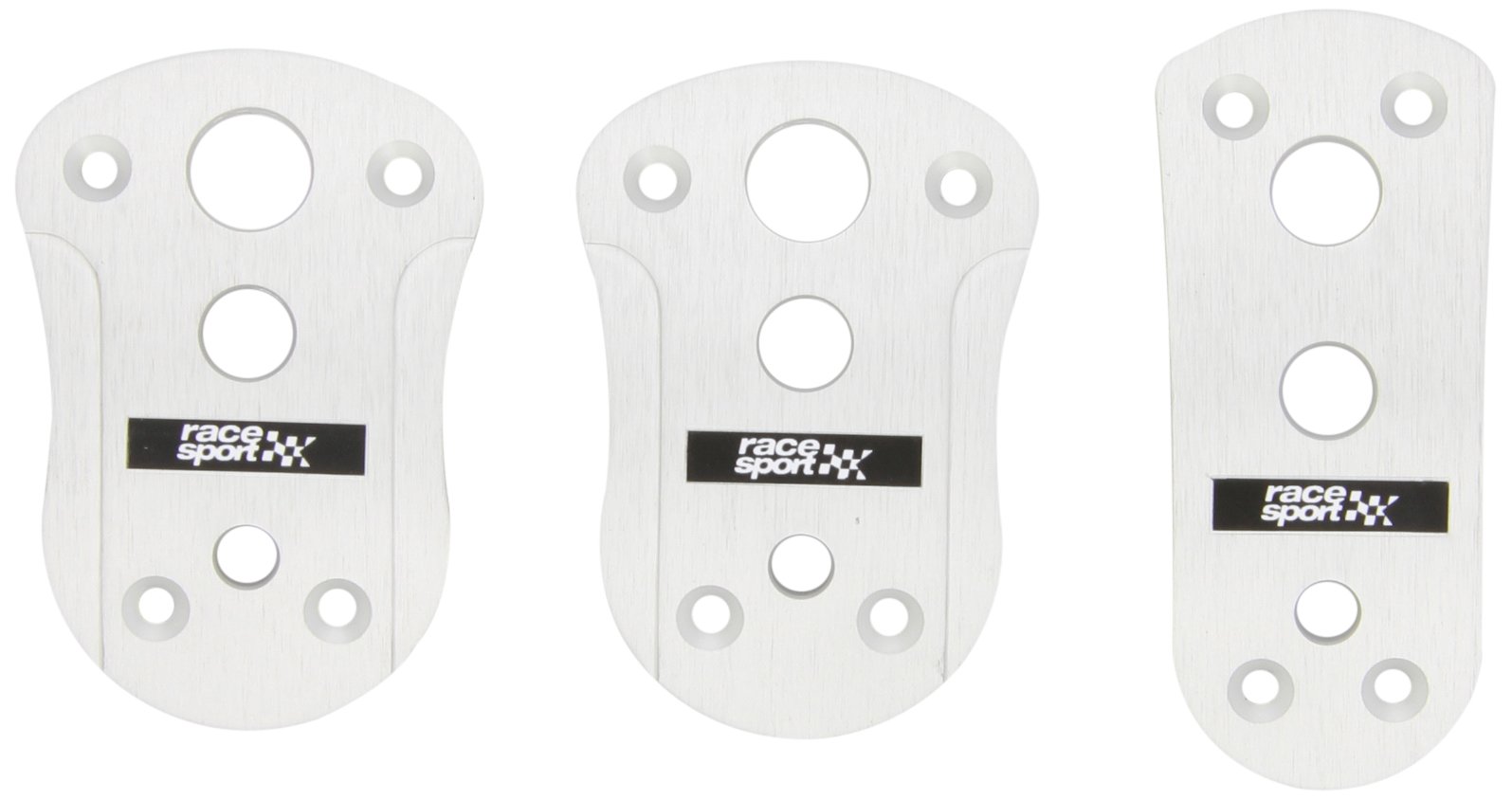 Gute Qualität Silber gebürstet und schwarz Universal Pedale 'GTR Reihe' Gute Qualität Silber gebürstet und schwarz Universal Pedale 'GTR Reihe' von AOE Performance