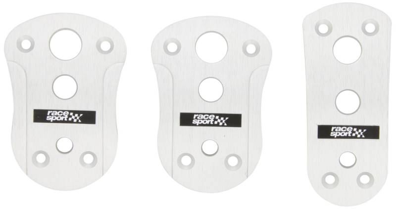 Gute Qualität Silber gebürstet und schwarz Universal Pedale 'GTR Reihe' von AOE Performance