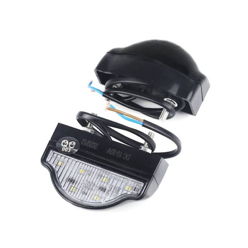 AOHEWEI 2 x LED-Kennzeichenbeleuchtung, Kennzeichenbeleuchtung, 12~24 V, wasserdicht, perfekt für Auto, Anhänger, LKW, Boot von AOHEWEI